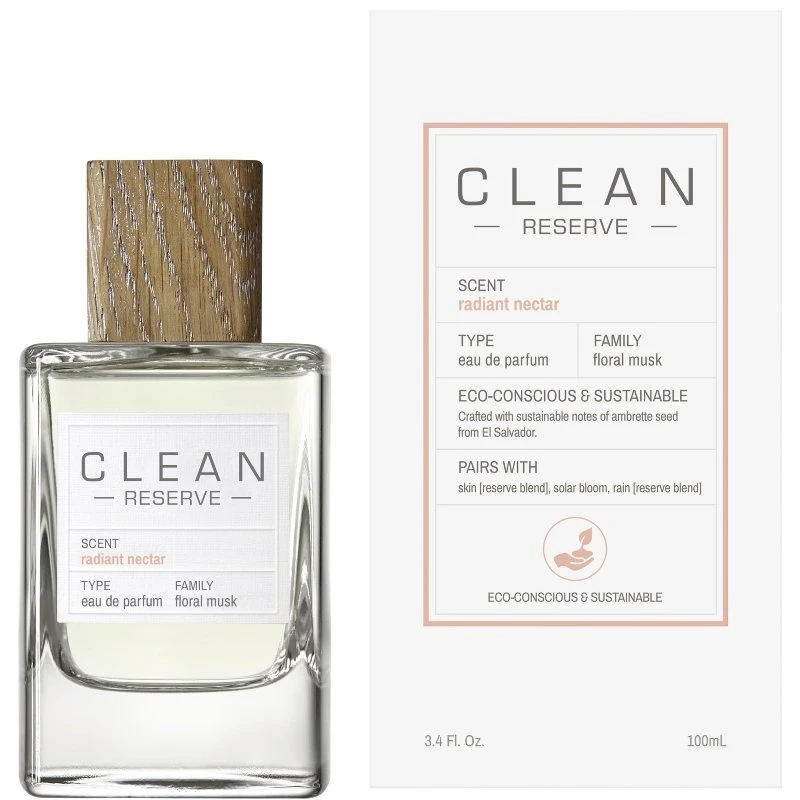 Clean Perfume Reserve Radian Nectar Scent EDP 100 Ml 4 Clean Perfume Reserve Radian Nectar Scent EDP 100 Ml - Billede 2