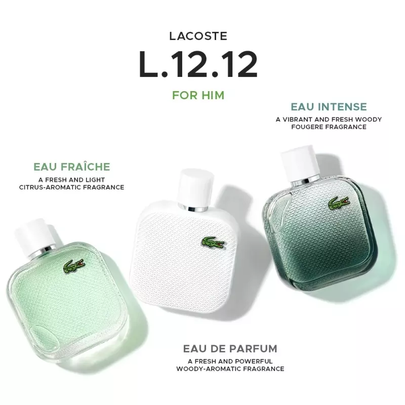 Lacoste L.12.12 Eau Intense EDT 50 Ml 8 Lacoste L.12.12 Eau Intense EDT 50 Ml - Billede 6