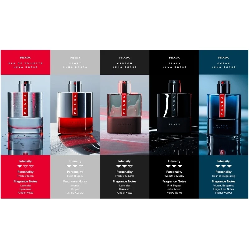 Prada Luna Rossa Carbon Men EDT 100 Ml 7 Prada Luna Rossa Carbon Men EDT 100 Ml - Billede 5