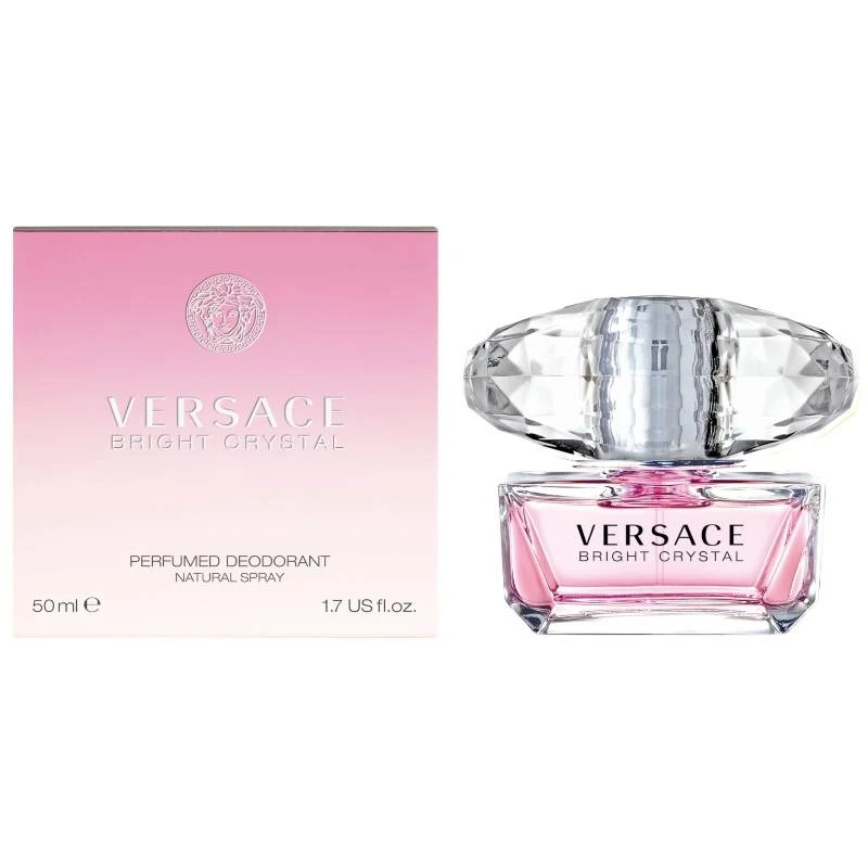 Versace Bright Crystal Perfumed Deodorant 50 Ml For Women 4 Versace Bright Crystal Perfumed Deodorant 50 Ml For Women - Billede 2